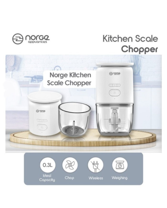 NORGE NG-KS03 KITCHEN SCALE CHOPPER