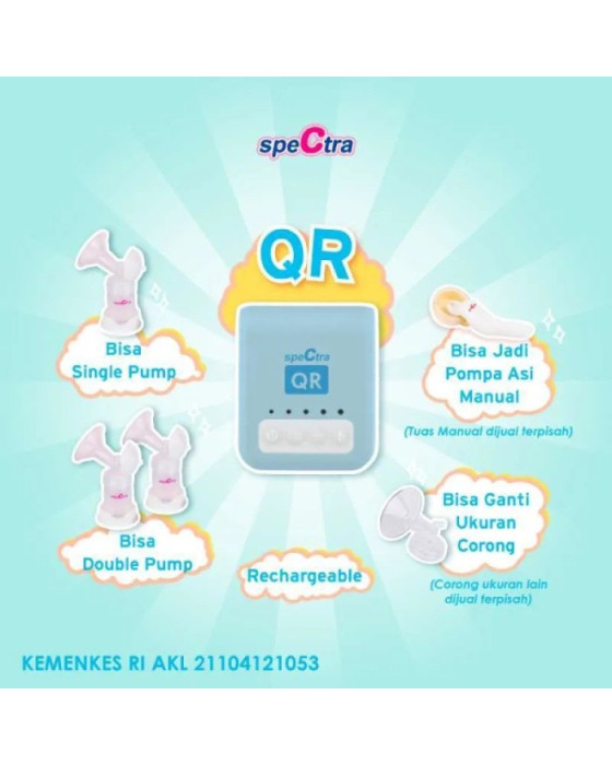 SPECTRA BREASTPUMP QR (POMPA ASI) - PINK SAKURA