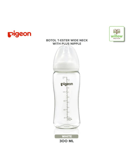 Pigeon Bottle T-Ester Wide Neck with Plus Nipple 300ml