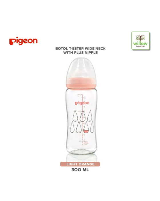 Pigeon Bottle T-Ester Wide Neck with Plus Nipple 300ml