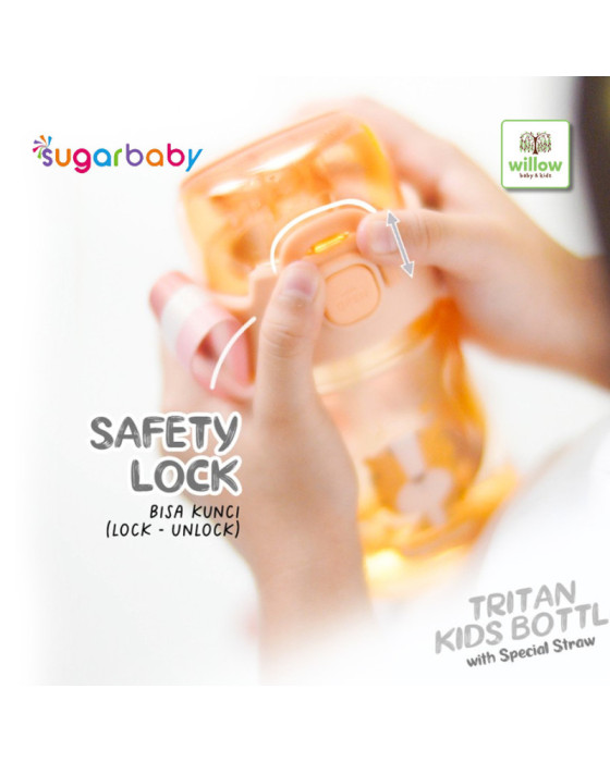 Sugar Baby Tritan Kid Bottle with Special Straw Botol Minum 400ml