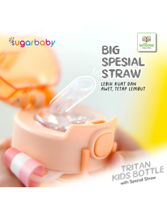 Sugar Baby Tritan Kid Bottle with Special Straw Botol Minum 400ml