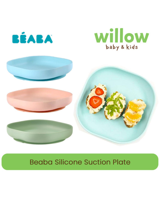ALAT MAKAN BAYI - BEABA SILICONE SUCTION PLATE