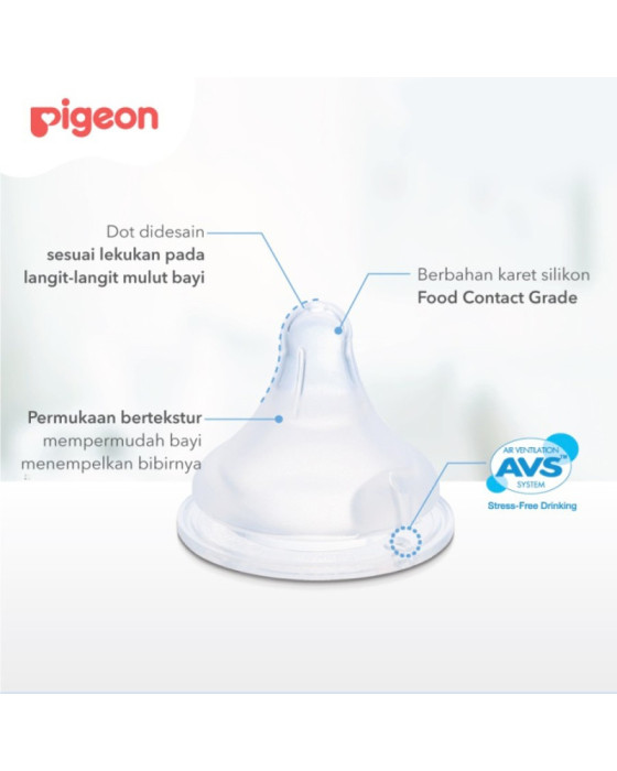 Pigeon Paket Bottle PP Wide Neck 330Ml Buy2Get1 Botol Susu Bayi