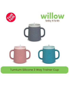 Tumtum Silicone 3 Way Trainer Cup Alat Makan Bayi