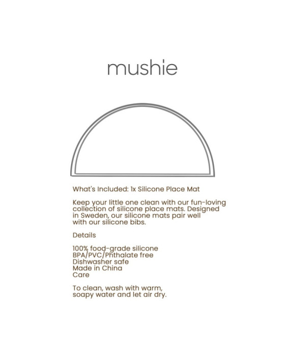 Alat Makan Bayi Mushie Silicone Mat