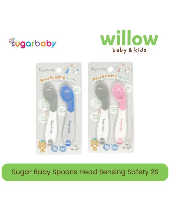 Sugar Baby Spoons Head Sensing Safety 2S Alat Makan Bayi