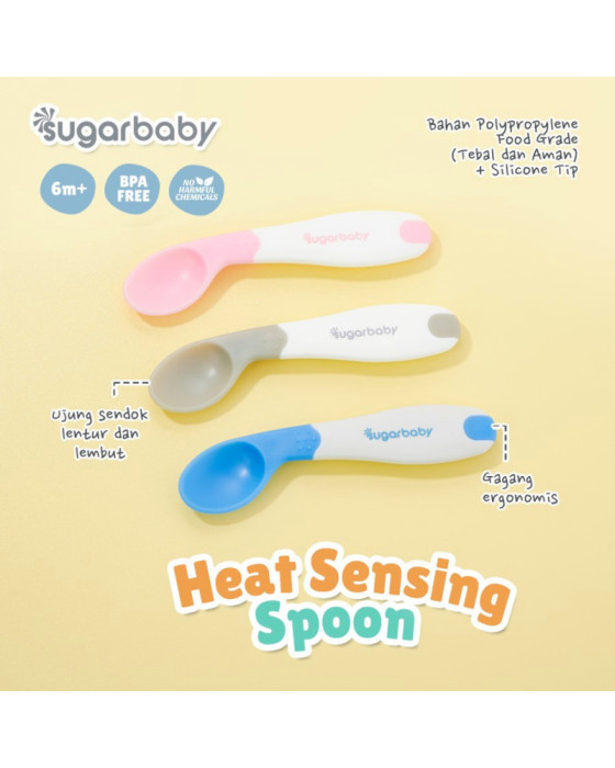 Sugar Baby Spoons Head Sensing Safety 2S Alat Makan Bayi