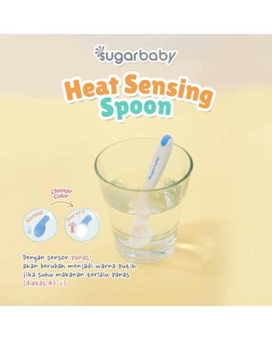 Sugar Baby Spoons Head Sensing Safety 2S Alat Makan Bayi
