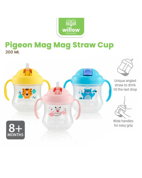 Pigeon Mag Mag Straw Cup Import Alat Makan Bayi