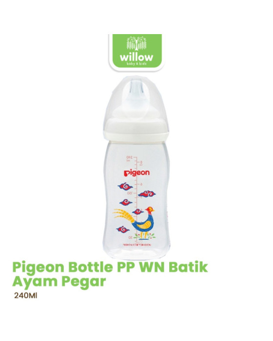 Pigeon Bottle PP Wide Neck Batik 240Ml Botol Susu