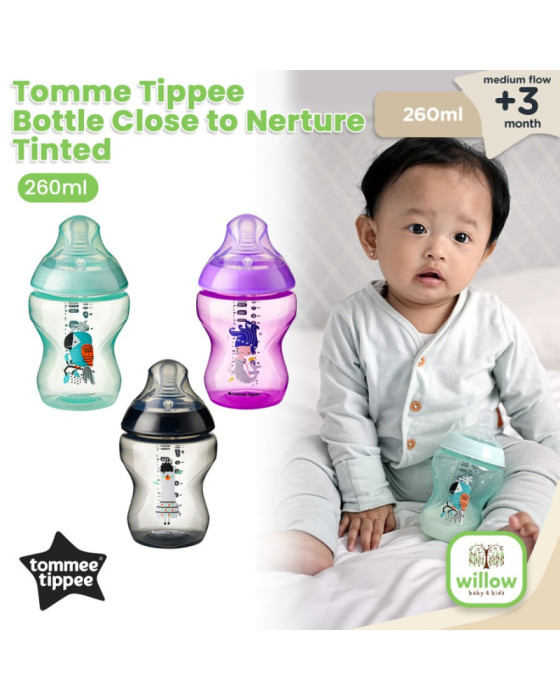 Tommee Tippee Bottle Close To Nature Tinted Botol Susu 260Ml