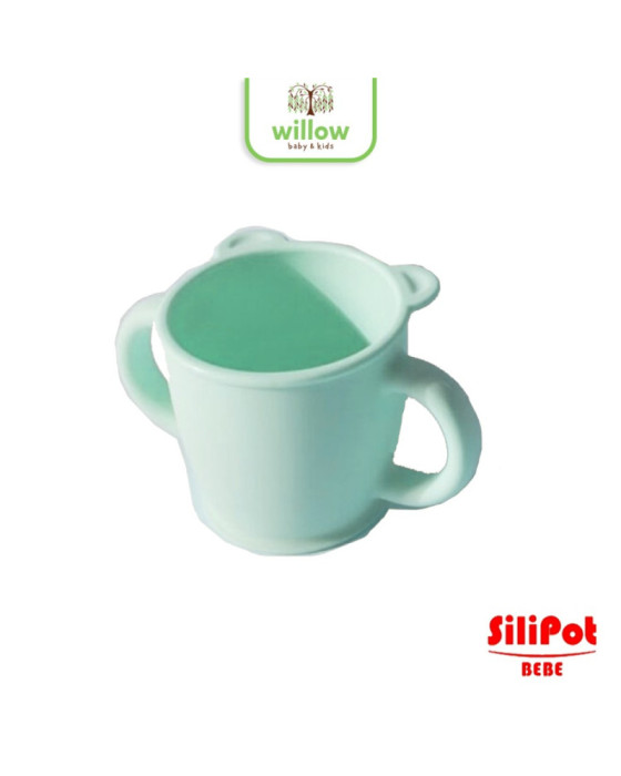 Gelas Bayi - Silipot Bebe Silicone Teddy Bear Kids Water Cup Two-Handled Cup
