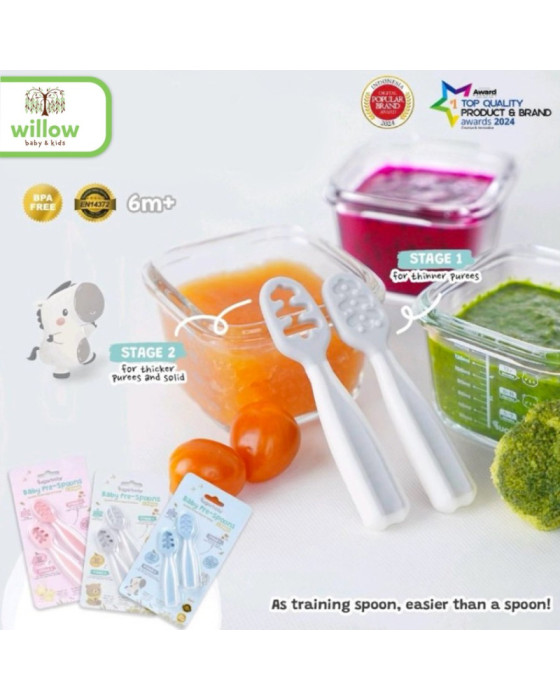 Sugar Baby Pre-Spoons Baby 2 Stage Sendok Bayi