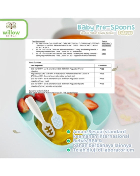 Sugar Baby Pre-Spoons Baby 2 Stage Sendok Bayi