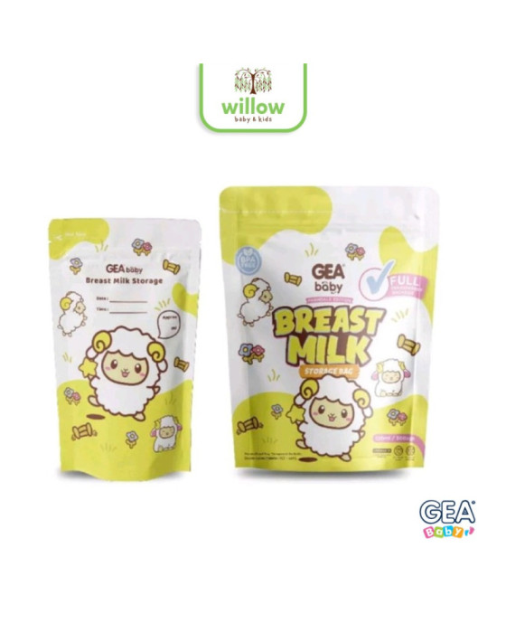 Gea Baby Breastmilk Storage Bag 120ML Farmdale Edition Kantong Asi