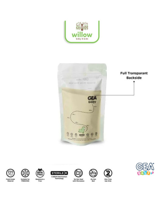 Gea Baby Breastmilk Storage Bag 120ML Farmdale Edition Kantong Asi