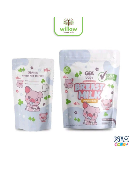 Gea Baby Breastmilk Storage Bag 120ML Farmdale Edition Kantong Asi