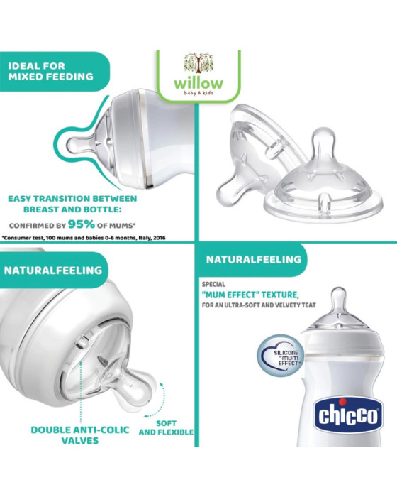 Chicco Teat Natural Feeling Dot Bayi