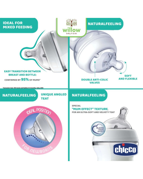 Chicco Teat Natural Feeling Dot Bayi