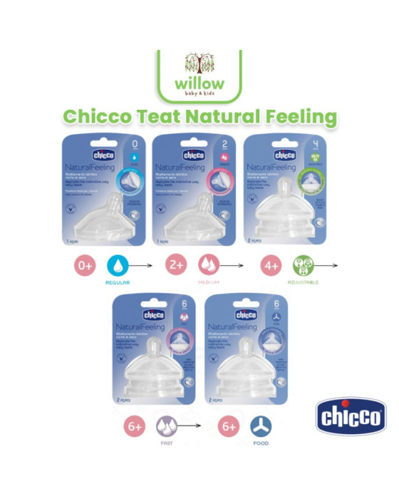 Chicco Teat Natural Feeling Dot Bayi