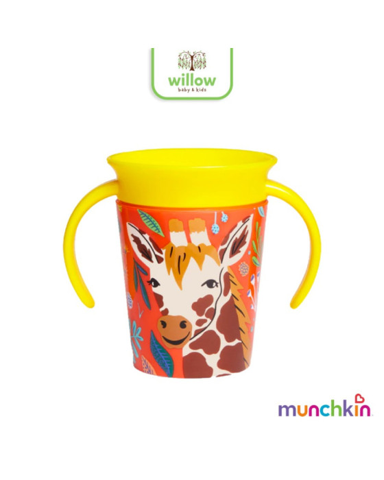 Munchkin Wildlove Miracle Trainer Cup Animal 6OZ Gelas Bayi 1Pk