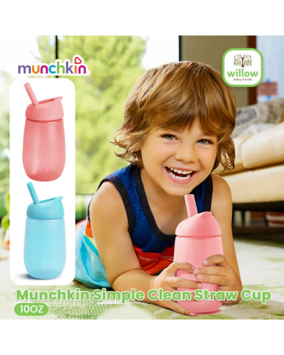 Munchkin Simple Clean Straw Cup Gelas Anak10Oz 1Pk