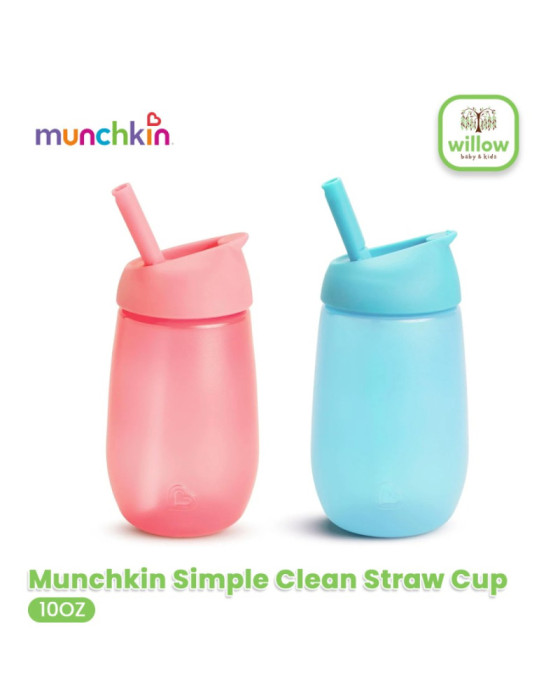 Munchkin Simple Clean Straw Cup Gelas Anak10Oz 1Pk