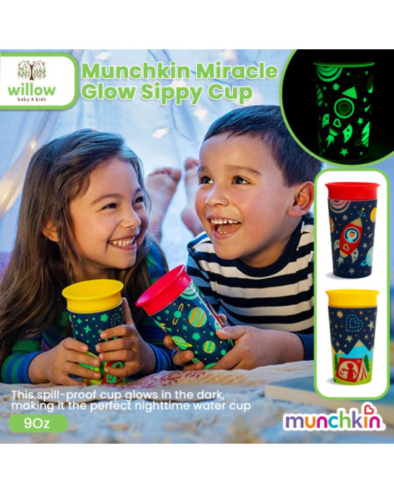 Munchkin Miracle Glow Sippy Cup 9Oz Gelas Anak 1Pk