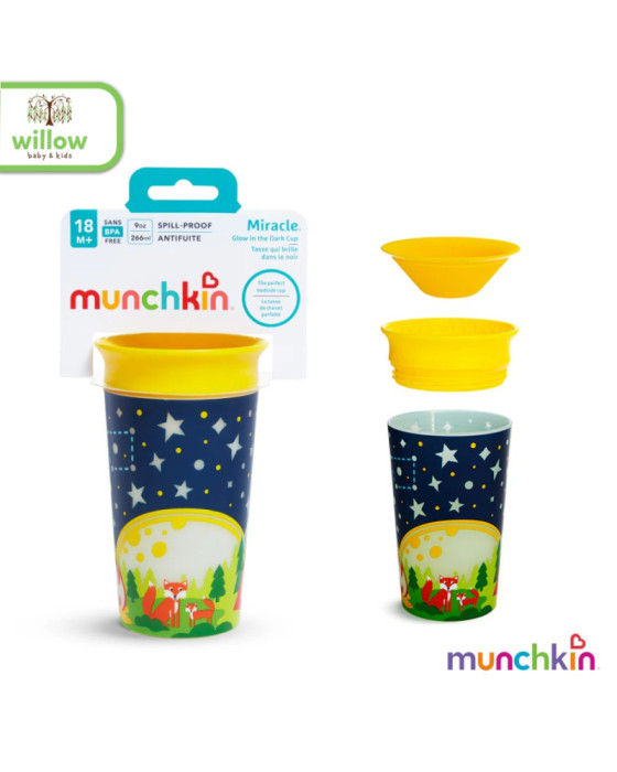 Munchkin Miracle Glow Sippy Cup 9Oz Gelas Anak 1Pk