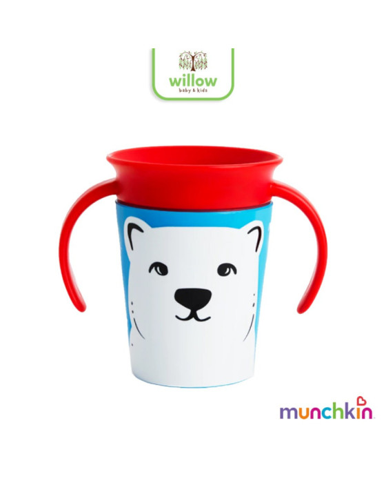 Munchkin Wildlove Miracle Trainer Cup Animal 6OZ Gelas Bayi 1Pk