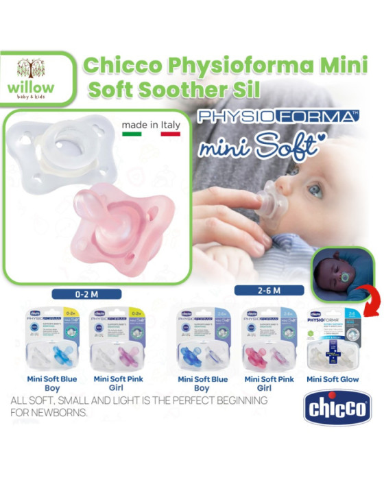 Chicco Physioforma Mini Soft Soother Silicone Dot Bayi