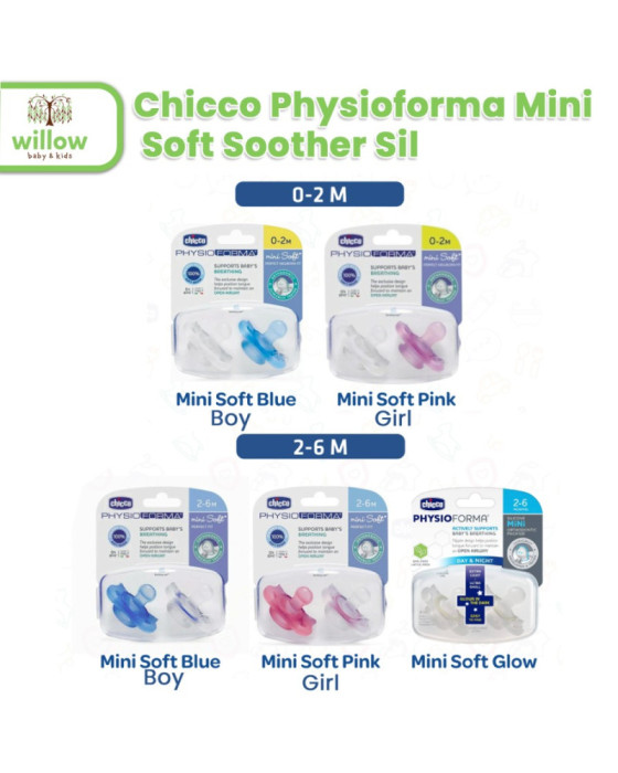 Chicco Physioforma Mini Soft Soother Silicone Dot Bayi
