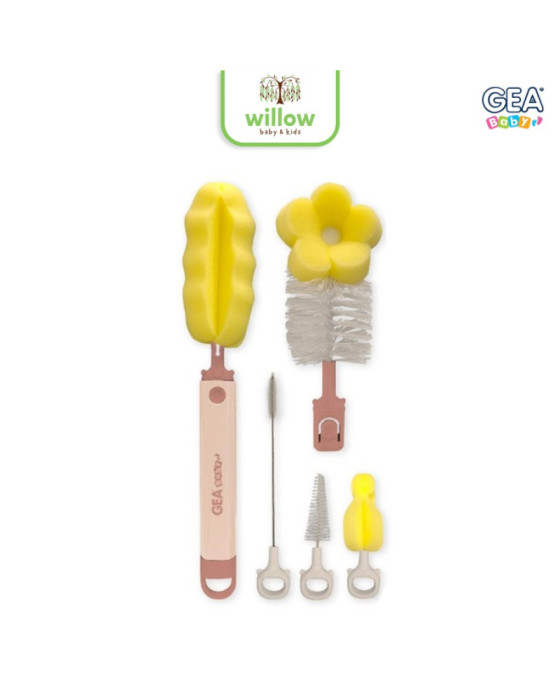 Gea Baby Perfect Set Brush 6In1 Sikat Cuci Botol