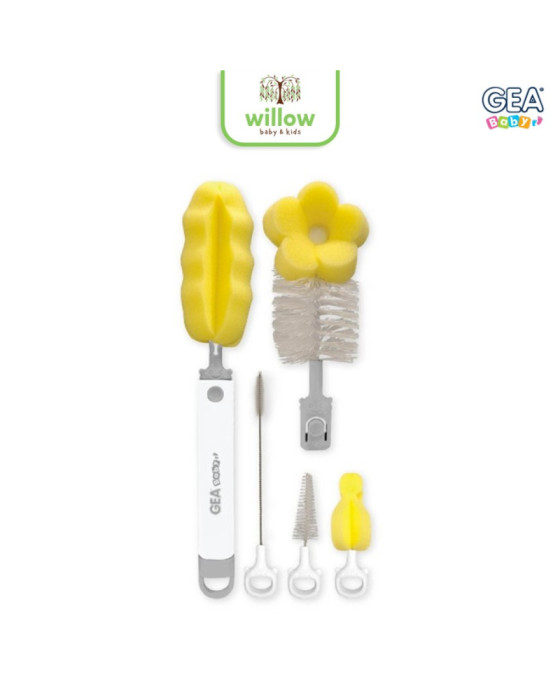 Gea Baby Perfect Set Brush 6In1 Sikat Cuci Botol