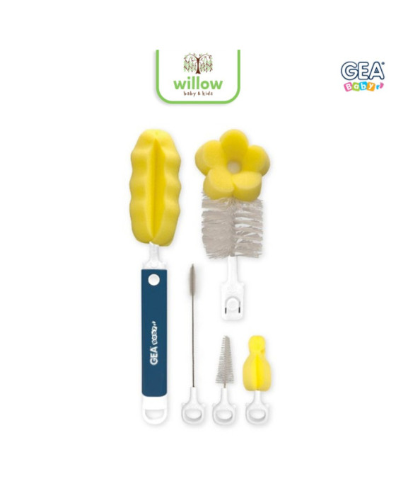 Gea Baby Perfect Set Brush 6In1 Sikat Cuci Botol