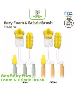Gea Baby Eazy Foam & Bristle Brush Sikat Cuci Botol