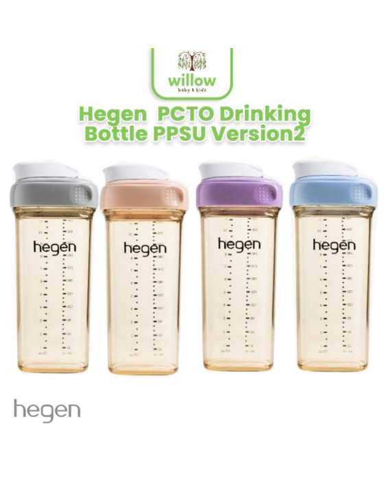 Botol Minum Hegen PCTO Drinking Bottle PPSU V2 330Ml