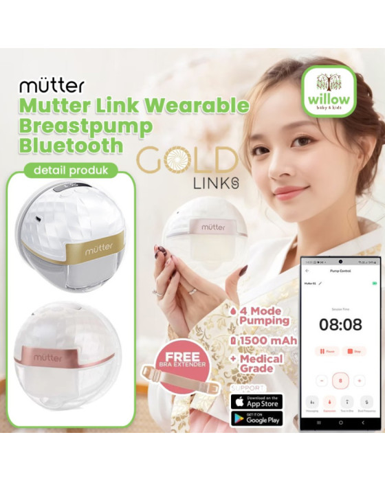 Pompa Asi Mutter Link Wearable Breastpump Bluetooth