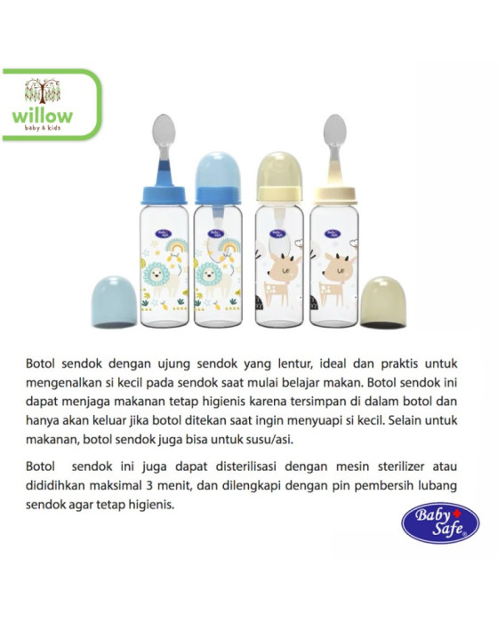 Botol Susu Bayi Babysafe Spoon Bottle