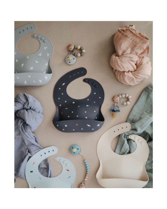 Celemek Bayi MUSHIE SILICONE BIB