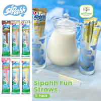 Sipahh Fun Straws Camilan Olahan Susu 5Pk Per Pak