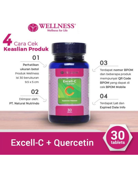 WELLNESS EXCELL-C QUERCETIN 30S