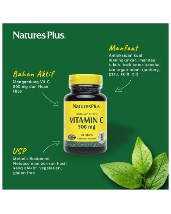 NATURES VITAMIN C 500MG 90S
