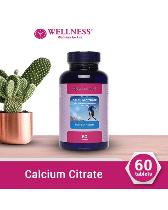 WELLNESS CALCIUM CITRATE 60S