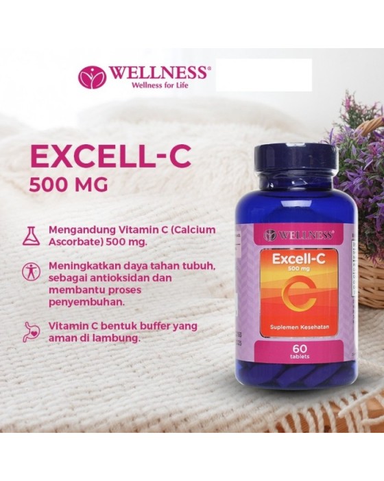 WELLNESS EXCELL-C 500MG 60S
