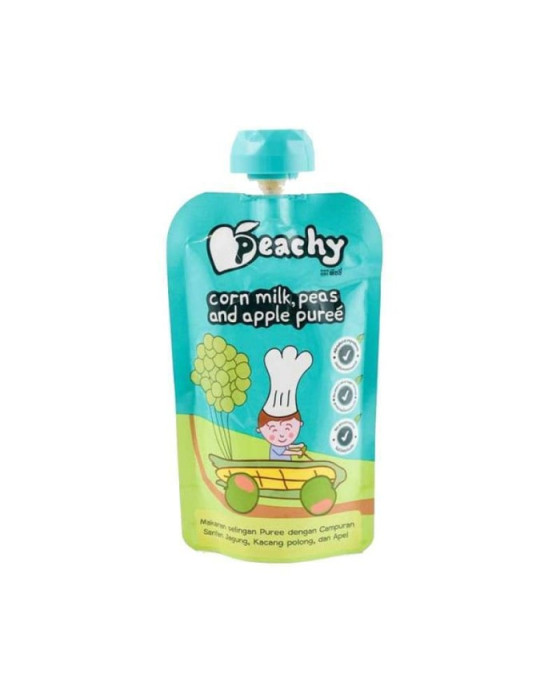 PEACHY PEAS CORN MILK PUREE 110GR