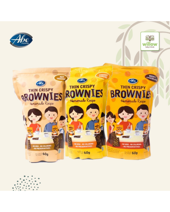 ABE THIN CRISPY BROWNIES 60GR