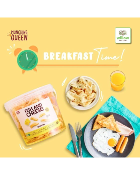 MUNCHING QUEEN FISH & CHEESE ORIGINAL 70GR