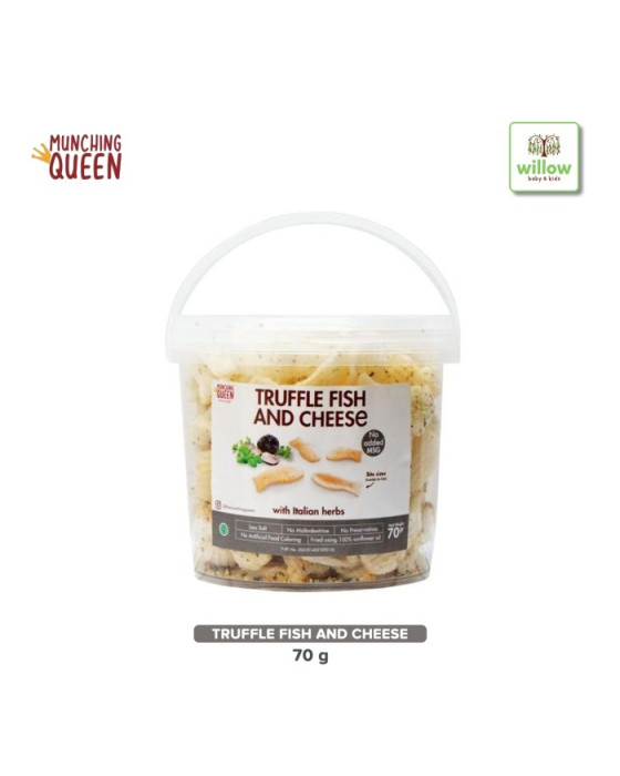 MUNCHING QUEEN TRUFFLE FISH & CHEESE 70GR